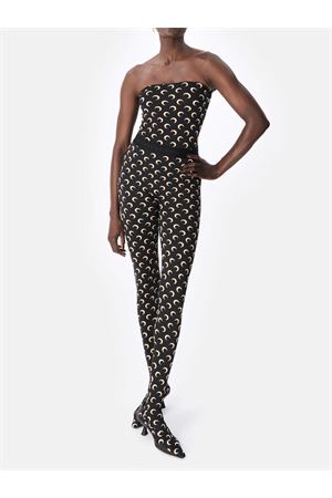 Leggings con staffe in jersey riciclato Moon MARINE SERRE | WPA111ACJER0001IT99